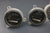 Boat Gauges Set Faria Black Red 3-Hole Mounting Face RPM Tachometer Fuel Gauge