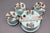 Boat Gauge Set Teleflex Black Blue White RPM Water Temperature Fuel Oil Pressure