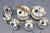 Gauge Set Medallion Gauges RPM Speedometer Voltage Oil Pressure Fuel Temp Cobra
