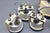 Boat Gauge Set Medallion Blue White Speedometer Gauges Oil Fuel Trim Temp