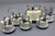 Boat Gauge Set Medallion Blue White Speedometer Gauges Oil Fuel Trim Temp