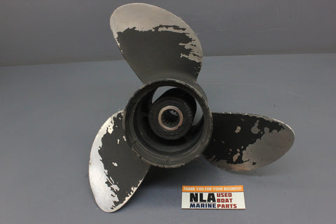 OMC 389948 Johnson Evinrude 13-3/8x17P Stainless Steel Prop Propeller Cobra V4