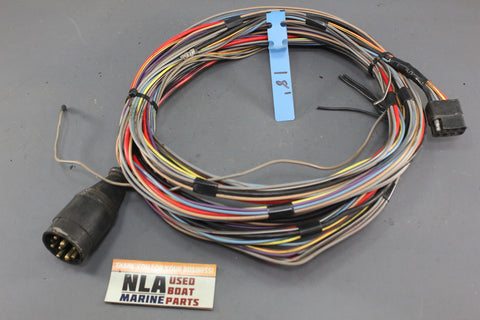 MerCruiser 18' 9-Pin (2-Big / 7-Small) Wire Wiring Harness Dash to Motor Gauges