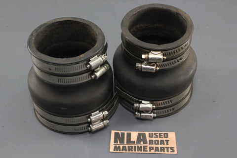 MerCruiser 70981A3 Early Exhaust Riser Boot Bellows 3" to 4" Tube Hose V6 V8 350