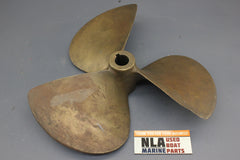 Michigan Wheel 15LH10 1-1/8" Inboard Propeller 15"x10" Pitch LH 3-Blade Bronze - NLA Marine