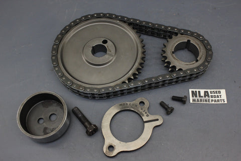 Ford V8 Performance Double Roller Timing Gear KCM Chain Kit 5.0L 302 5.8 351