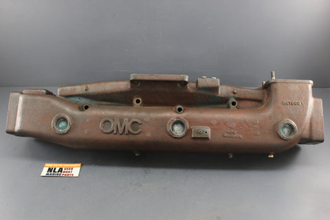 OMC 907869 0980958 Stringer 4.1L 165hp GM Exhaust Manifold Water Jacket 1972-76