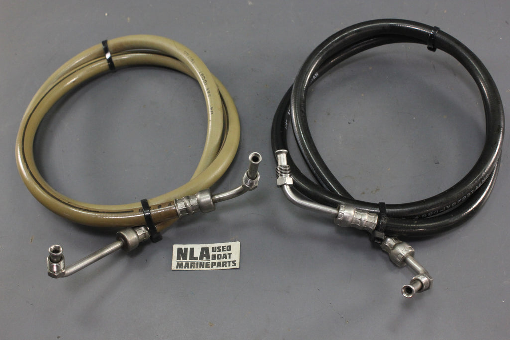 Kit Tuyaux Hydrauliques Pour Mercruiser - Compatible 32-861127, 32-861128, 18-2435... - Neuf - Garantie 1 An