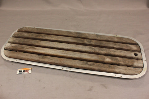 Teak Deck Hatch Ski Locker 36" x 12" Boat Marine Cargo Compartment