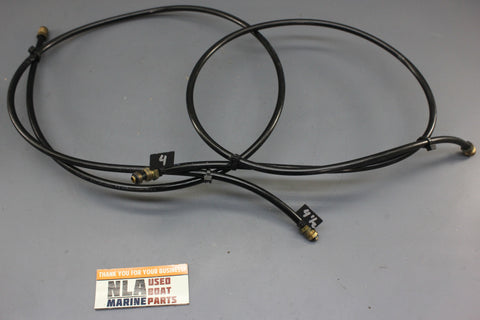 Hynautic Hydraulic Steering 3/8" Hose Tubing Hoses Set Male 1/2-20 4FT & 4.5FT