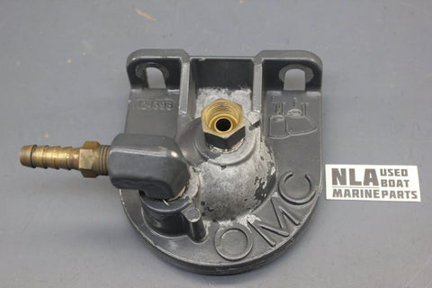 OMC 0174176 Water Fuel Filter Separator V6 V8 4.3L 5.0L 5.7L 1984-1989 Bracket - NLA Marine