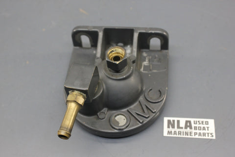 OMC 0174176 Water Fuel Filter Separator V6 V8 4.3L 5.0L 5.7L 1984-1989 Bracket