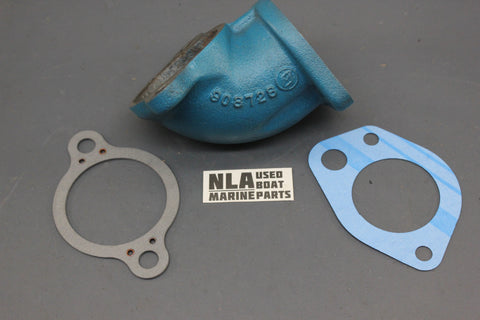 OMC 0908728 0914475 Volvo Penta 3853245 Thermostat Elbow Ford 302 351 5.8L V8