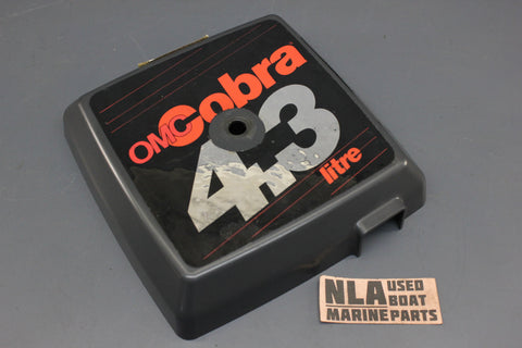 OMC Cobra 4.3L V6 5.0L 5.7L V8 Plastic Flame Arrestor Top Cover 1986-1989