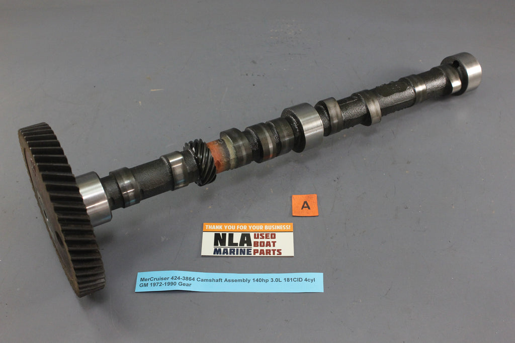 MerCruiser 424-3864 Camshaft Assembly 140hp 3.0L 181CID 4cyl GM 