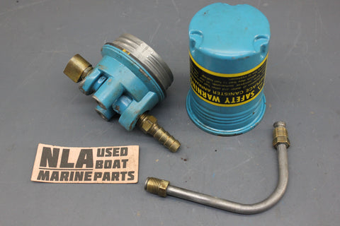 OMC Stringer 3.8L 170hp V6 Fuel Filter Bracket Canister 910143 981920 981911