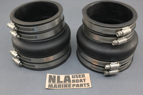 OMC 912328 0912328 Cobra 4.3L V6 Exhaust Pipe Tube Rubber Boot Hose 1985-1990