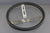 Boat 14in Steering Wheel Rubber Handle Stainless 3-Spoke Marine 80's Helm DetMar