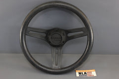 Boat Steering Wheel 12.5-in Four Winns Glastron Black 3-Spoke Helm Cap Cover