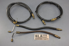 OMC Stringer V6 3.8L 4.3L Engine Mount Power SelecTrim Hydraulic Hoses Lines Set