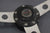 Boat Steering Wheel Bayliner Teleflex Rubber Grip 3-Spoke Helm Demo 13-3/4"
