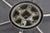 Ride Guide Steering Wheel Boat Destroyer Style 6-Spoke Stainless Steel 18"
