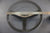 Glastron Steering Wheel 14-1/4 in Black Plastic Grip Vintage 3-Spoke Cap Cover