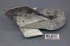 OMC Stringer 400 800 Lower Gearcase Trim Tab Fin Rudder 909779 911575 909548