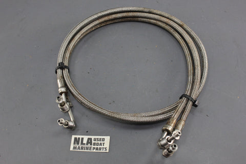 OMC 0983945 983945 Cobra Power Trim & Tilt Oil Line Hose Pump To Manifold 1986