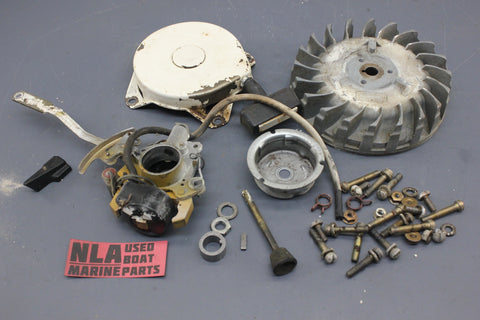 Eska Golden Jet 5hp 1715D Outboard Flywheel Ignition Coil Recoil Starter Parts