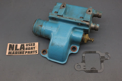 OMC 314811 910281 Stringer 2.5L 120hp 4cyl Thermostat Housing 910303 1969-81