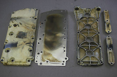 Mercury Outboard 1963 50hp 500 4cyl Water Jacket Manifold Cylinder Cover Plate