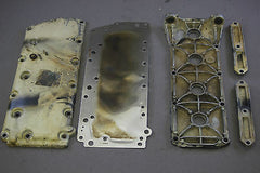 Mercury Outboard 1963 50hp 500 4cyl Water Jacket Manifold Cylinder Cover Plate - NLA Marine