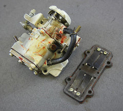 McCulloch 7.5hp Ted Williams 1969 Elgin Low-Profile Carburetor Carb Reed Plate - NLA Marine
