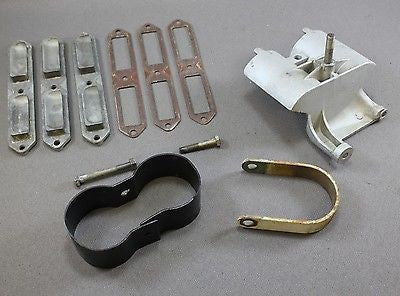 1960 Mercury Outboard 80hp 800 Parts Assorted 6cyl Covers Ignition Coil Bracket - NLA Marine