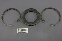 OMC 0314732 0313445 Bearing Housing Retaining Plate Snap Ring 400 4cyl 1978-89 - NLA Marine