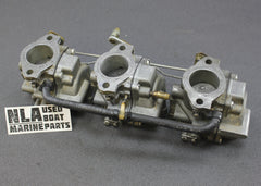 Johnson Evinrude Outboard 70hp 1977 1978 3cyl Carburetor Carb Assembly Linkage