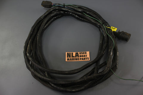 OMC Stringer 20ft Female Plug 10-Pin Ammeter Wiring Wire Harness 70s Dash Engine