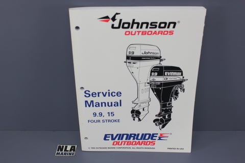 Johnson Evinrude P/N 503140 EO 9.9hp 15hp 1995 4-stroke Service Manual Shop