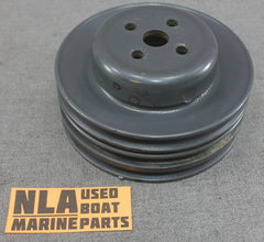OMC Cobra Ford 2.3L 4cyl Water Pump Pulley 3-Groove 984625 0984625 Sterndrive