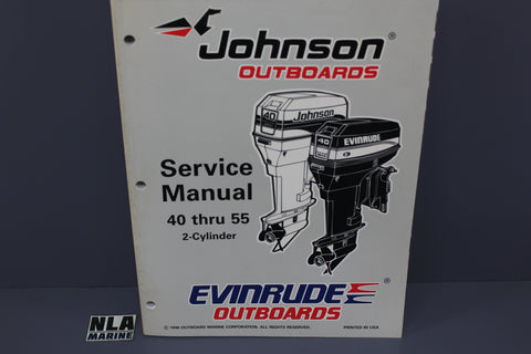Johnson Evinrude P/N 507265 EU 40hp 45hp 50hp 55hp 1997 2-Cyl Service Manual