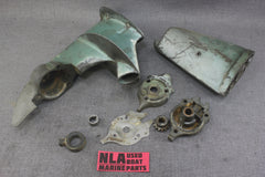Johnson Seahorse 5hp TD-20 Outboard Lower Unit Pinion Gear Cover Housing Plate - NLA Marine