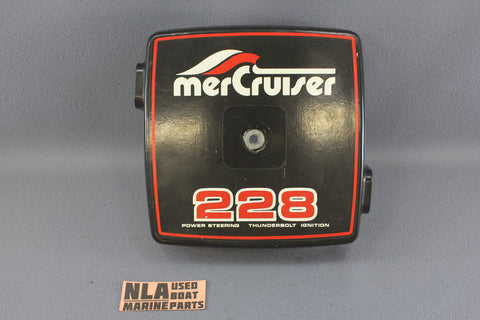 MerCruiser 43560A5 Aluminum Flame Arrestor Cover Carb 228 V8 350 91804 41595