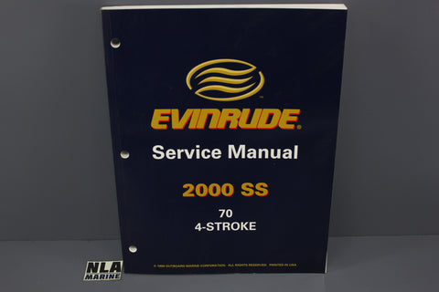 Evinrude Johnson P/N 787062 SS 70hp 2000 4-stroke Service Manual Shop Repair
