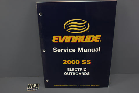 Evinrude Johnson P/N 787059 SS Electric Outboards Trolling Motor Service Manual