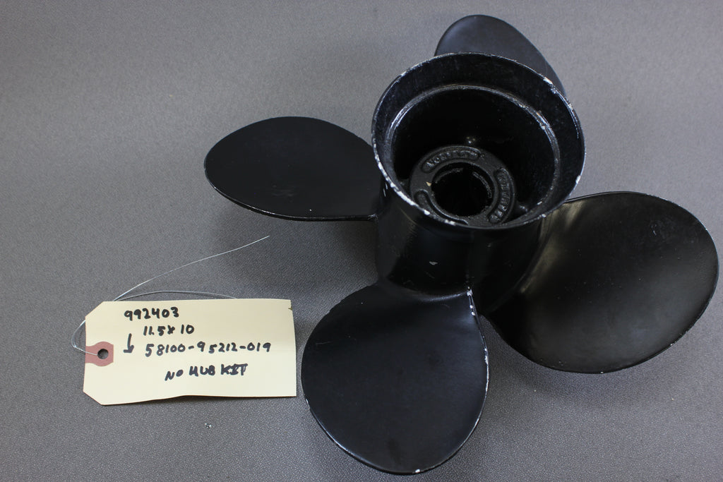 Michigan Wheel 992403 Vortex 4Blade 111/2"x10P Outboard Prop Propell