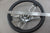 Boat Steering Wheel Power Grip Black 4-Spoke Chrome Metal Stainless Cap Cover