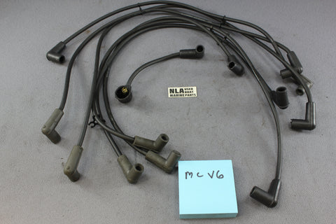 MerCruiser 84-816761A11 4.3L V6 Distributor Spark Plug Wires 84-42841A51 185 262