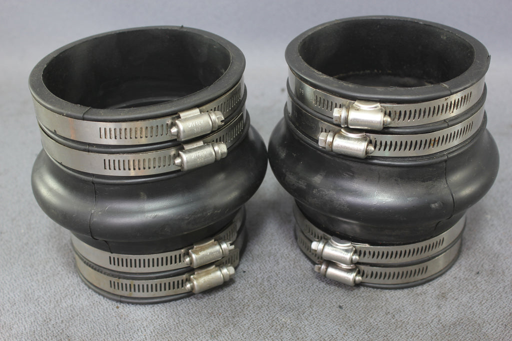 OMCEF Marine Exhaust Tube Kit For Mercruiser V6 4.3L Stern Drive - 32-807458T With Clamps 18-2770