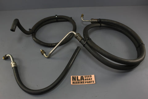 OMC 0985732 0985731 Ford V8 5.0L 302 5.8L 351 Power Steering Pressure Hose Set